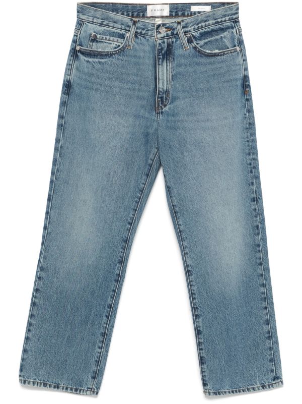 FRAME Blue The Hang Jeans | Browns Straight-Leg Jeans