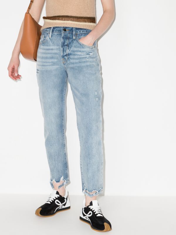 FRAME Le Original Distressed Jeans | Browns Straight-Leg Jeans