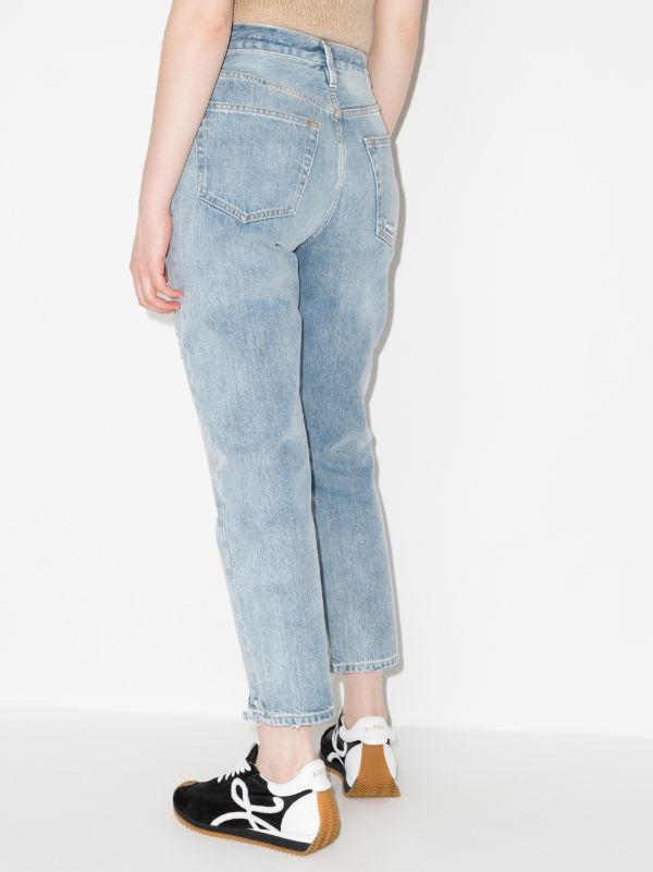 FRAME Le Original Distressed Jeans | Browns Straight-Leg Jeans