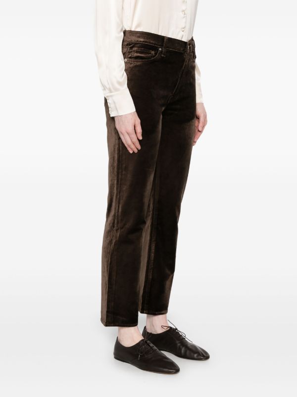 FRAME Le Sleek Trousers | Browns Straight-Leg Pants