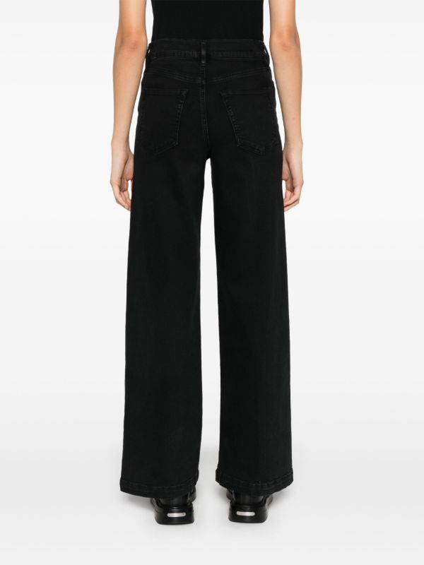 FRAME Le Slim Palazzo Wide Hem Jeans | Browns Wide-Leg Jeans