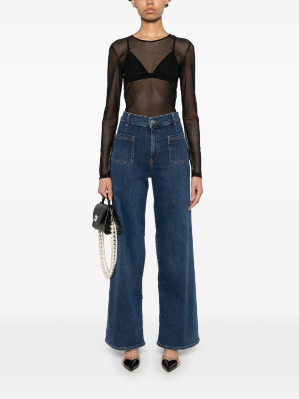 FRAME Mesh Bodysuit | Browns T-Shirts & Jersey Shirts