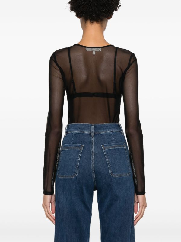 FRAME Mesh Bodysuit | Browns T-Shirts & Jersey Shirts