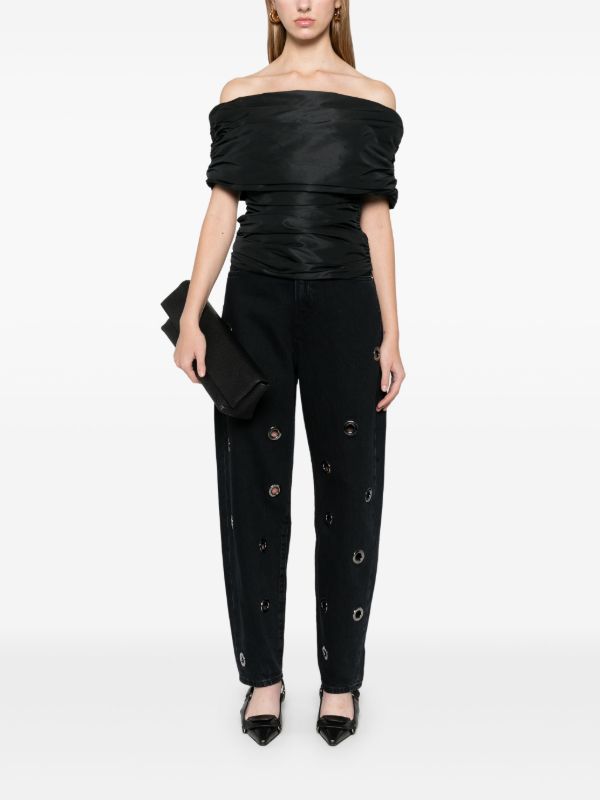 FRAME Narrow Grommet Jeans | Browns Tapered Jeans