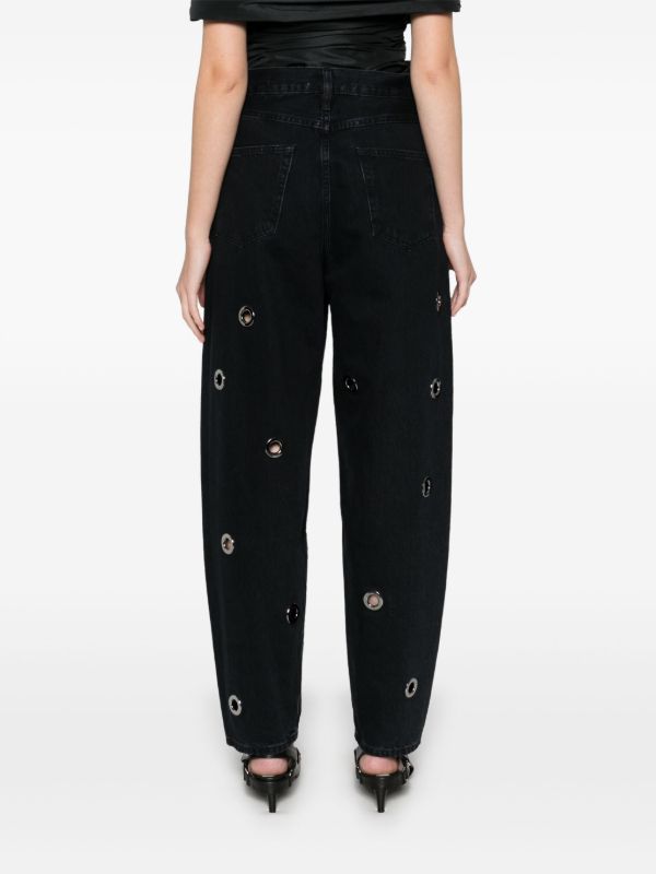 FRAME Narrow Grommet Jeans | Browns Tapered Jeans