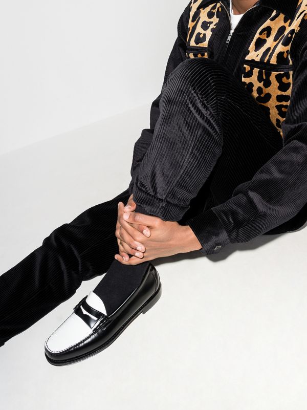 G.H. Bass & Co. Black Heritage Larson Weejun Leather Loafers | Browns Loafers