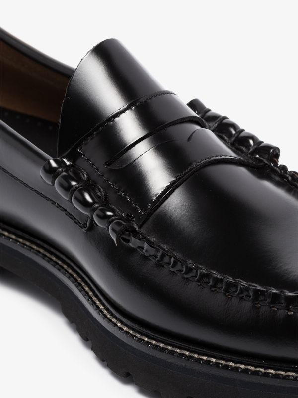 G.H. Bass & Co. Black Larson 90s Weejuns Leather Penny Loafers | Browns Loafers