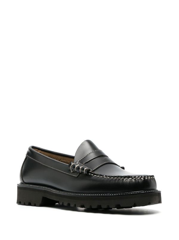 G.H. Bass & Co. Black Weejuns '90s Larson Penny Loafers | Browns Loafers