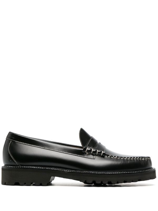 G.H. Bass & Co. Black Weejuns '90s Larson Penny Loafers | Browns Loafers