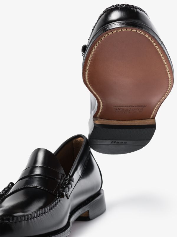 G.H. Bass & Co. Black Weejuns '90s Larson penny loafers | Browns Loafers
