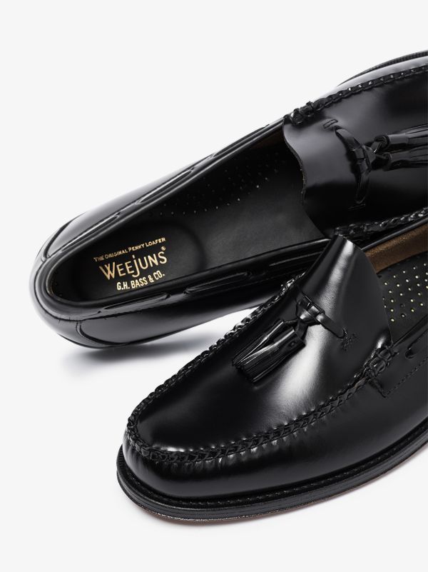 G.H. Bass & Co. Black Weejuns Larkin Tassel Loafers | Browns Loafers