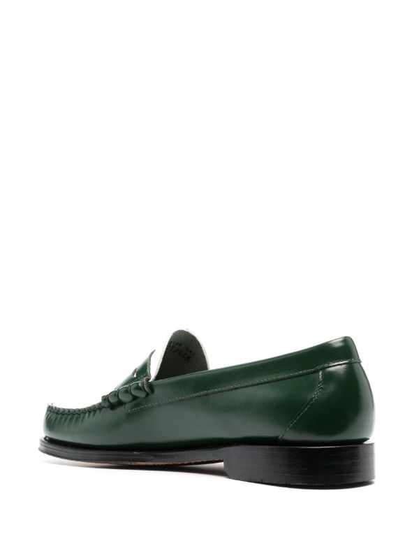 G.H. Bass & Co. Green Larson Leather Loafers | Browns Loafers