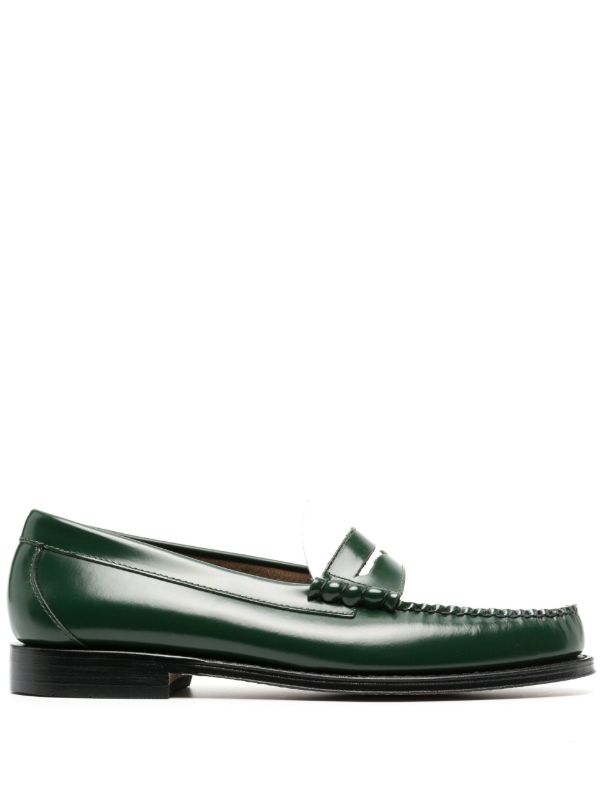 G.H. Bass & Co. Green Larson Leather Loafers | Browns Loafers