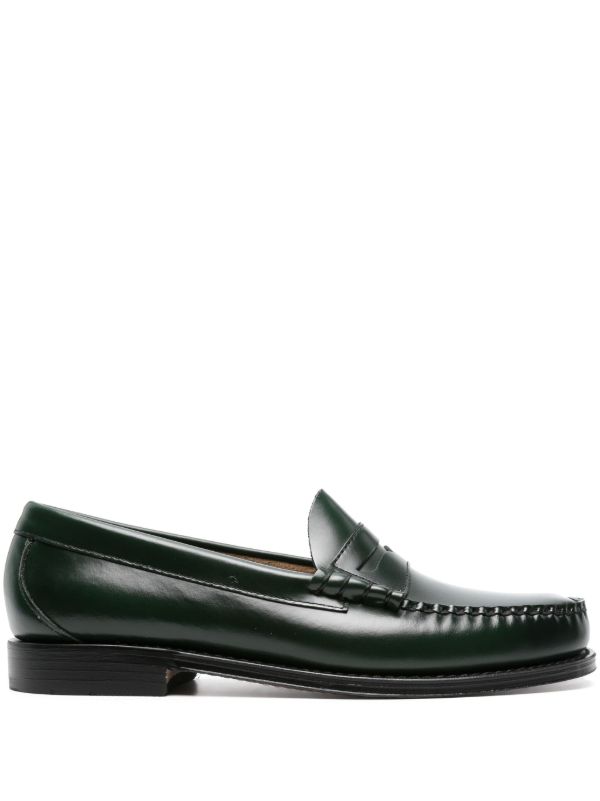 G.H. Bass & Co. Green Weejuns Larson Penny Leather Loafers | Browns Loafers
