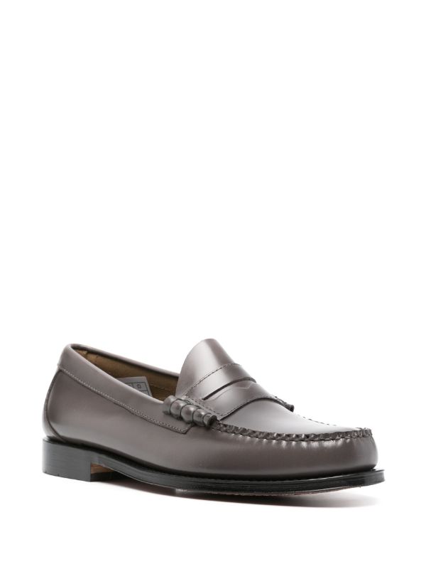 G.H. Bass & Co. Grey Weejuns Leather Penny Loafers | Browns Loafers