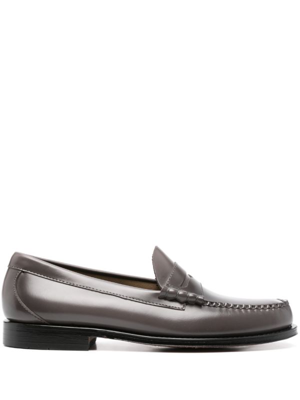 G.H. Bass & Co. Grey Weejuns Leather Penny Loafers | Browns Loafers