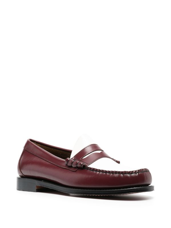G.H. Bass & Co. Red Larson Leather Loafers | Browns Loafers