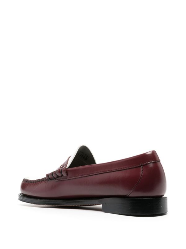 G.H. Bass & Co. Red Larson Leather Loafers | Browns Loafers