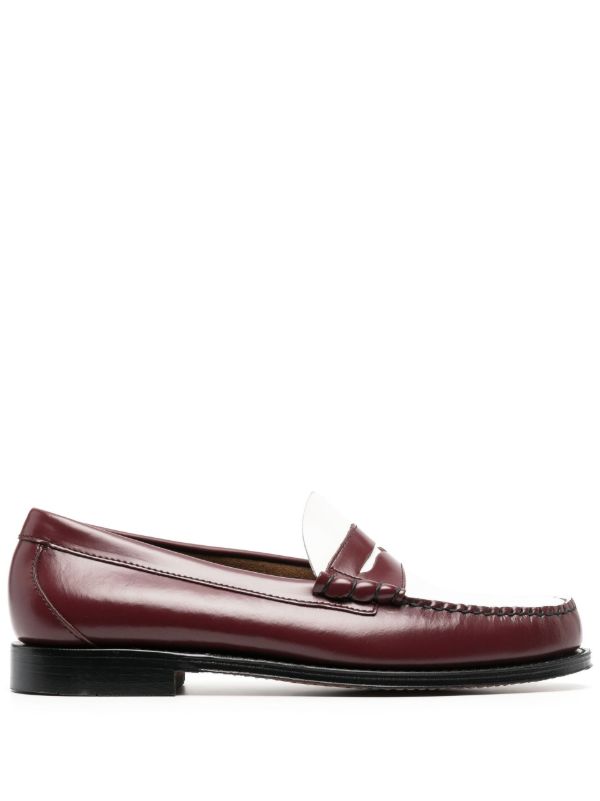 G.H. Bass & Co. Red Larson Leather Loafers | Browns Loafers