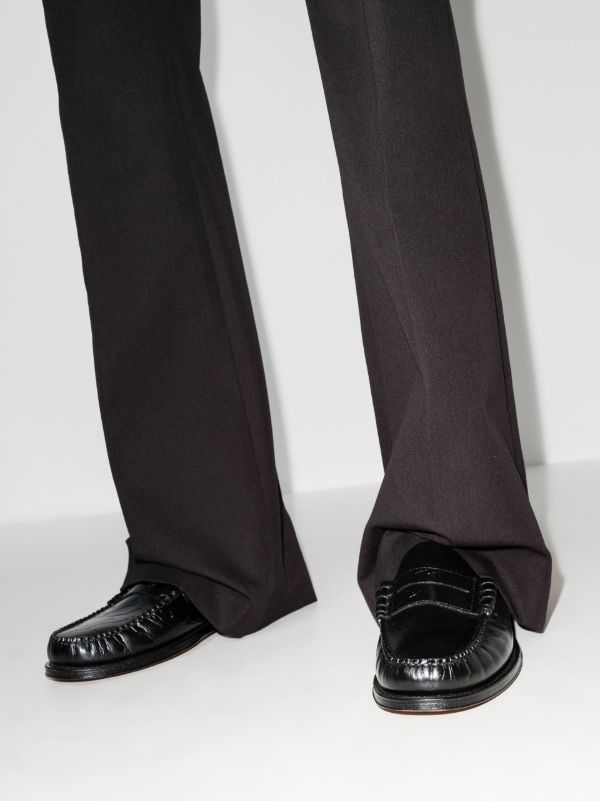 G.H. Bass & Co. X Maharishi Black Weejuns Larson Leather Loafers | Browns Loafers