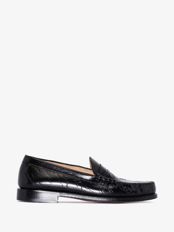 G.H. Bass & Co. X Maharishi black Weejuns Larson leather loafers | Browns Loafers
