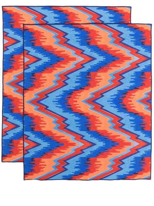 GERGEI ERDEI Blue Point de Hongrie Placemat Set | Browns Table Linen