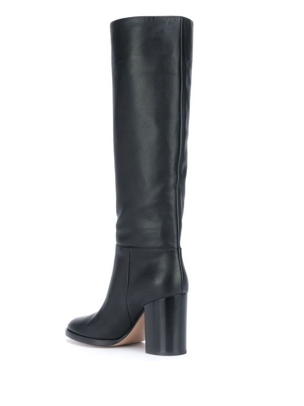 Gianvito Rossi Black 85mm Santiago Boots | Browns Boots