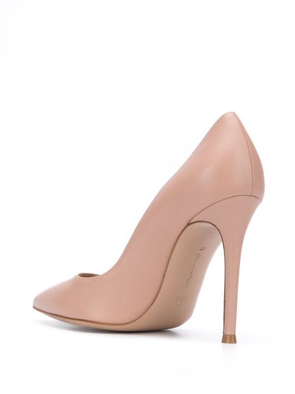 Gianvito Rossi Neutral 105 Leather Pumps | Browns Pumps