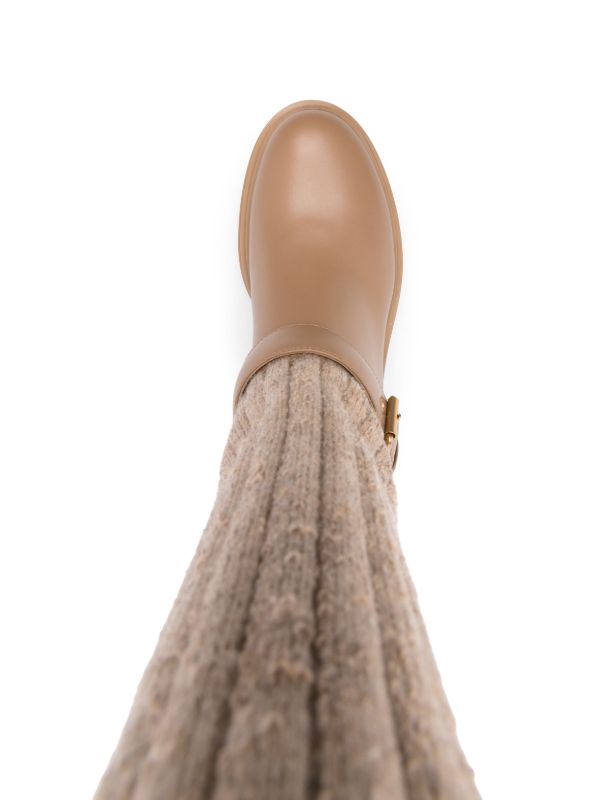 Gianvito Rossi Neutral Thurso Boots | Browns Boots