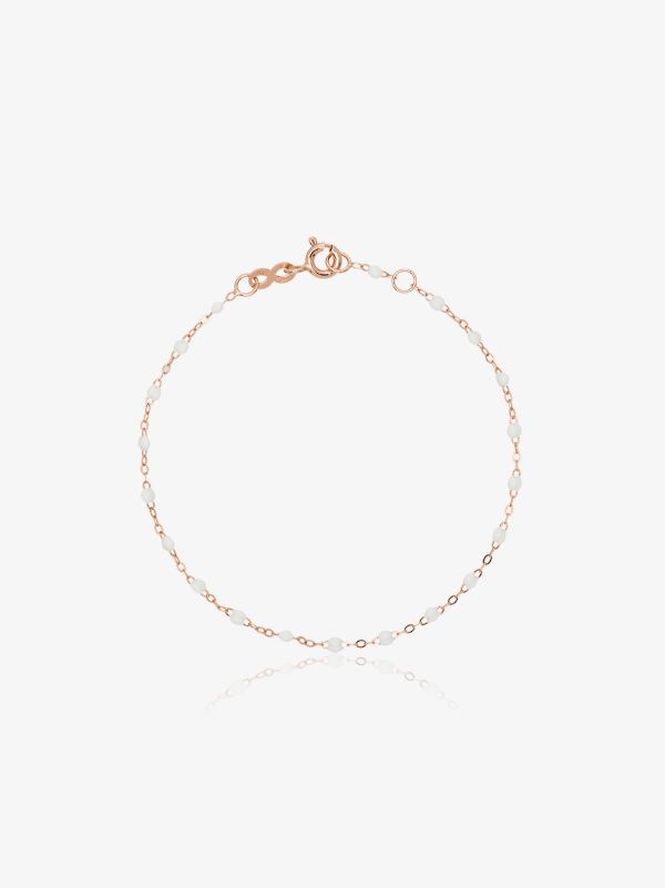 Gigi Clozeau 18K Rose Gold 17 CM Beaded Bracelet | Browns Fine Bracelets