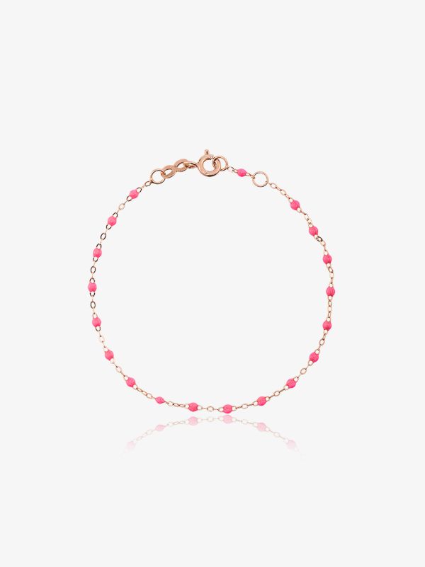 Gigi Clozeau 18K rose gold 17 CM beaded bracelet | Browns Fine Bracelets
