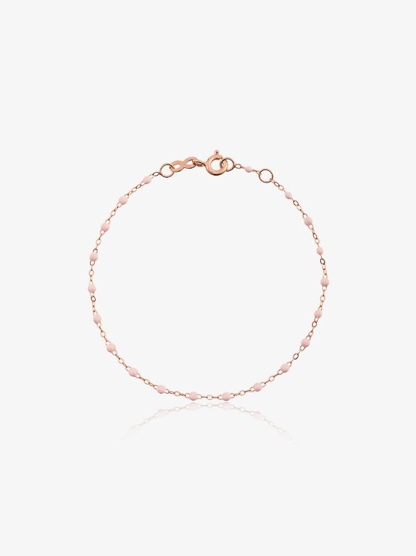 Gigi Clozeau 18K rose gold 17 CM beaded bracelet | Browns Fine Bracelets