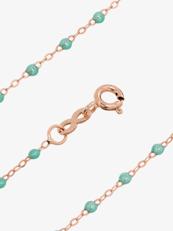 Gigi Clozeau 18K Rose Gold 42 CM Beaded Necklace | Browns Fine Necklaces