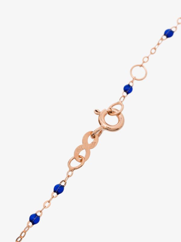 Gigi Clozeau 18K Rose Gold 42 CM Beaded Necklace | Browns Fine Bracelets
