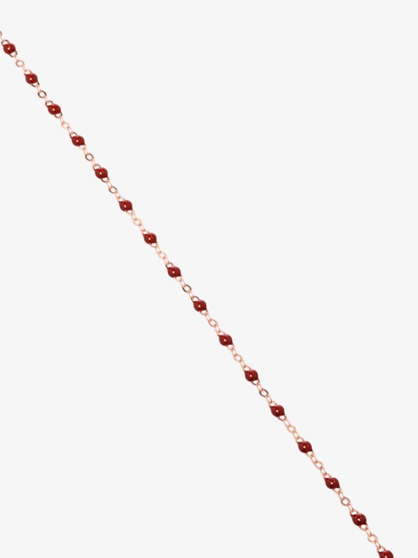 Gigi Clozeau 18K Rose Gold 42 CM Beaded Necklace | Browns Fine Necklaces