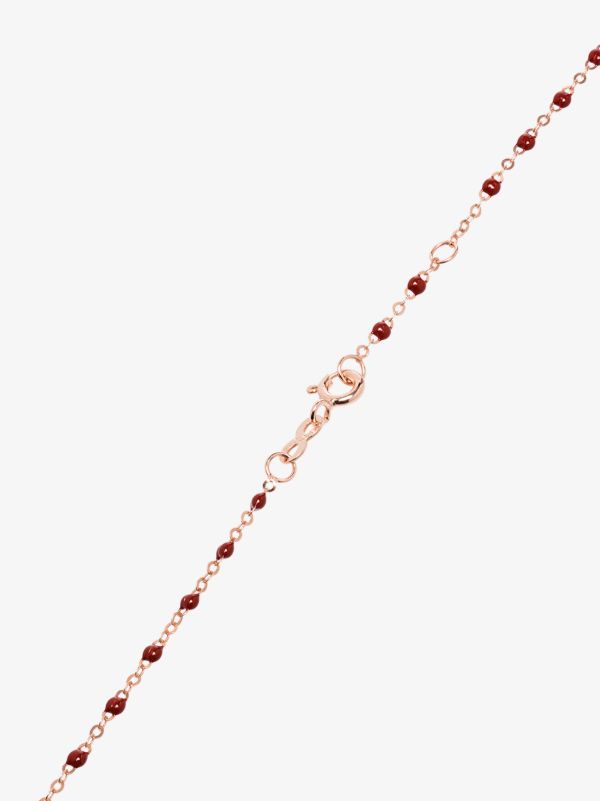 Gigi Clozeau 18K Rose Gold 42 CM Beaded Necklace | Browns Fine Necklaces