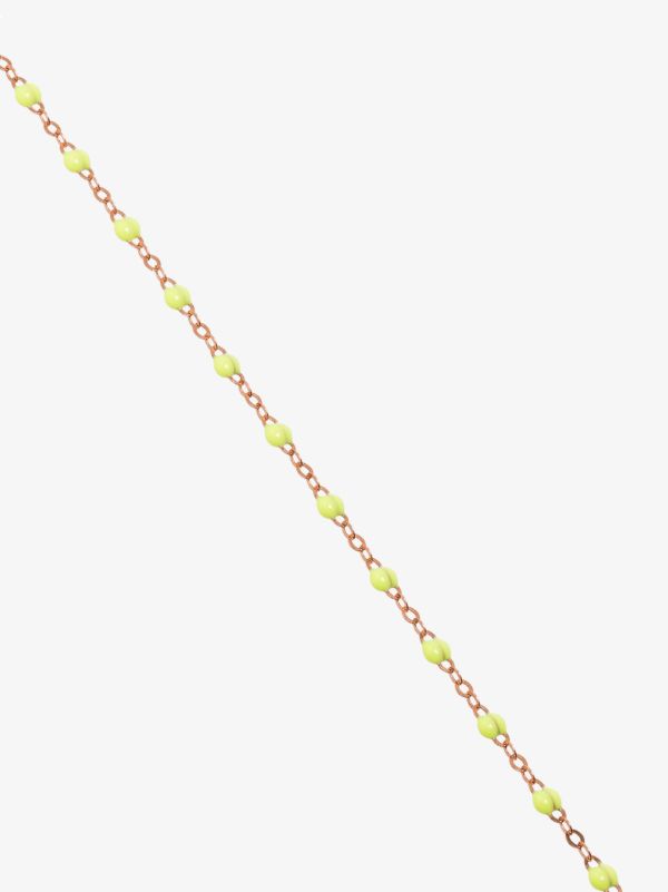 Gigi Clozeau 18K Rose Gold And Yellow Beaded Necklace | Browns Fine Necklaces