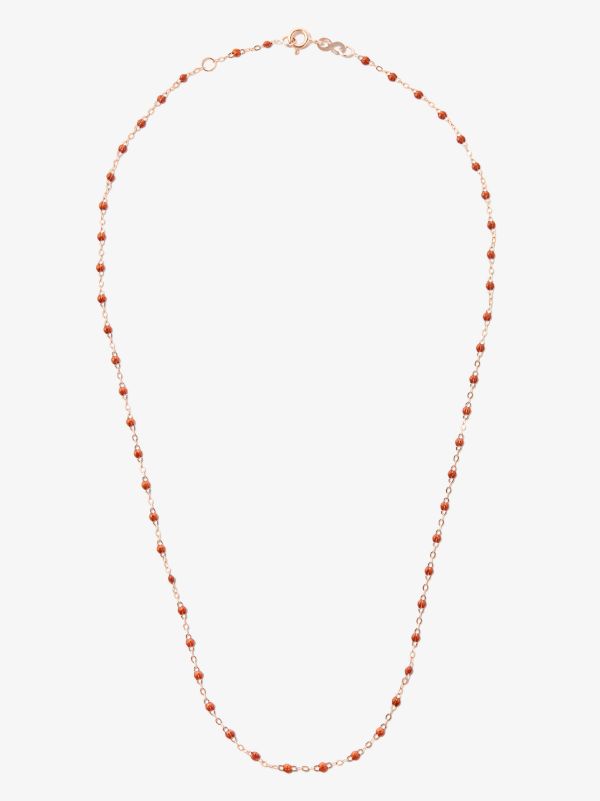 Gigi Clozeau 18K Rose Gold Beaded Necklace | Browns Fine Necklaces