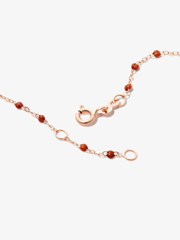 Gigi Clozeau 18K Rose Gold Beaded Necklace | Browns Fine Necklaces