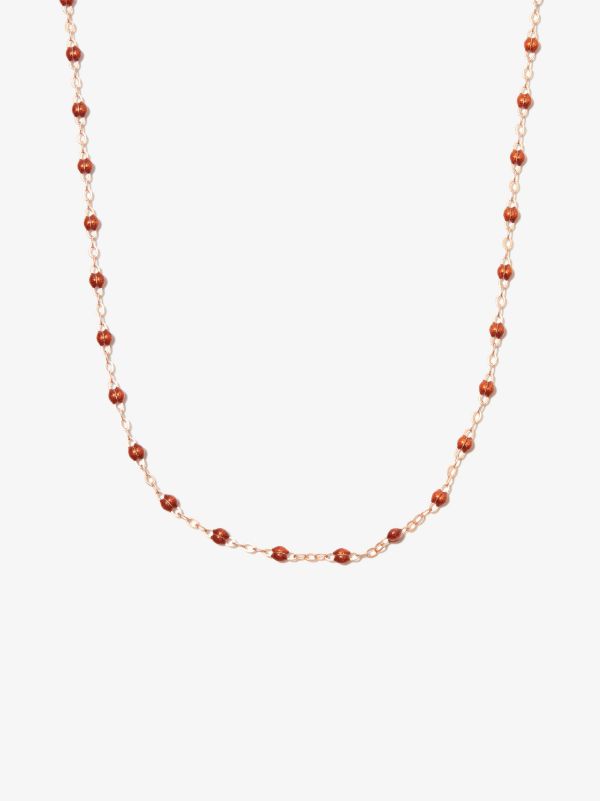 Gigi Clozeau 18K Rose Gold Beaded Necklace | Browns Fine Necklaces