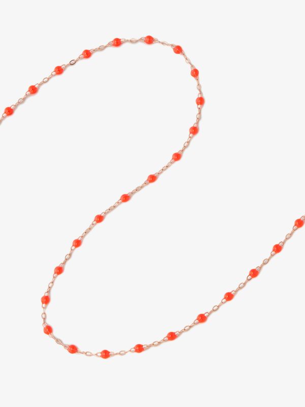 Gigi Clozeau 18K Rose Gold Classic Gigi 42 CM Beaded Necklace | Browns Fine Necklaces