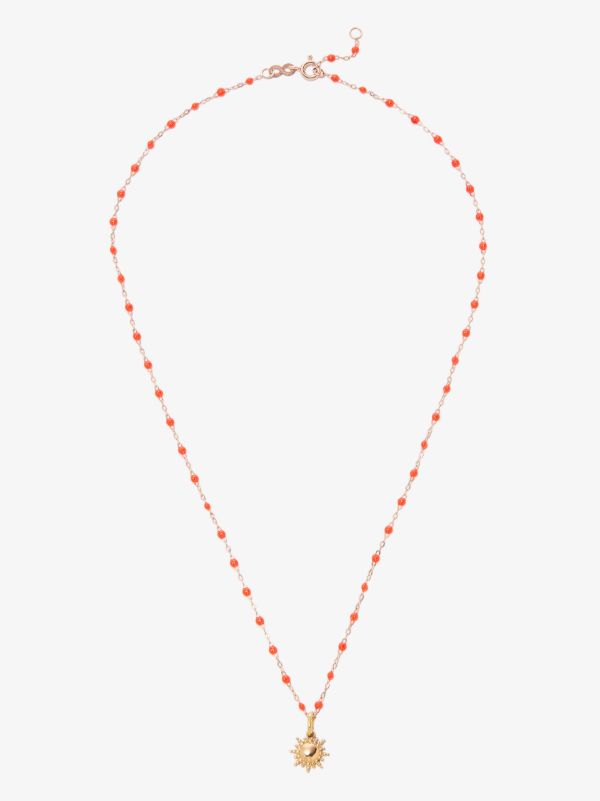 Gigi Clozeau 18K Rose Gold Classic Gigi 42 CM Beaded Necklace | Browns Fine Necklaces