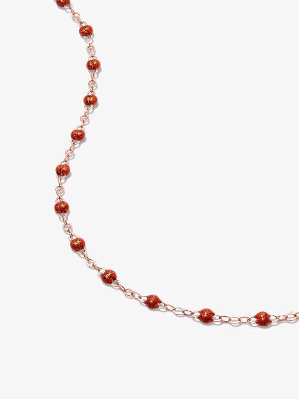 Gigi Clozeau 18K Rose Gold Classic Gigi Fauve Beaded Bracelet | Browns Fine Bracelets