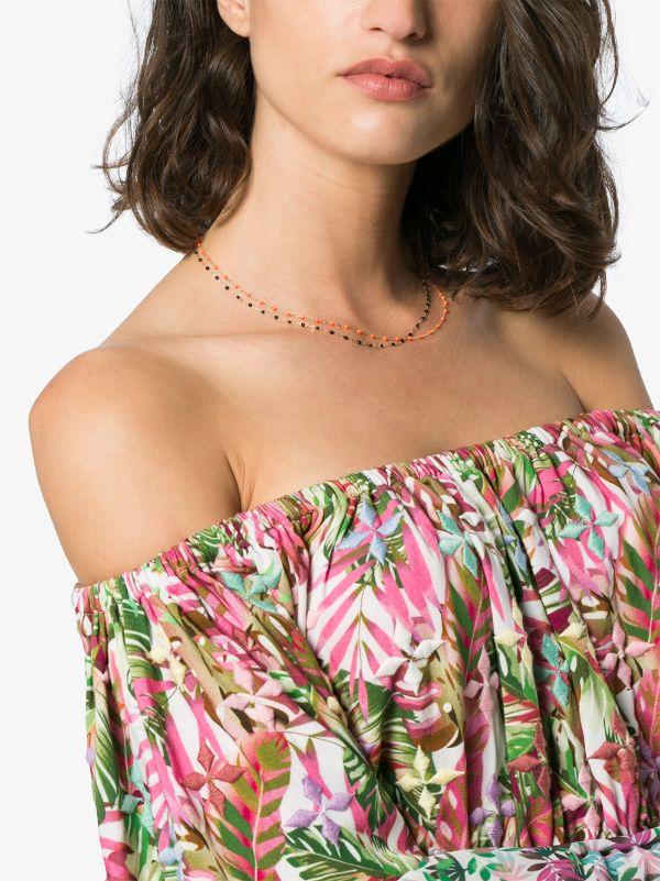 Gigi Clozeau 18K Yellow Gold 42 CM Beaded Necklace | Browns Fine Necklaces