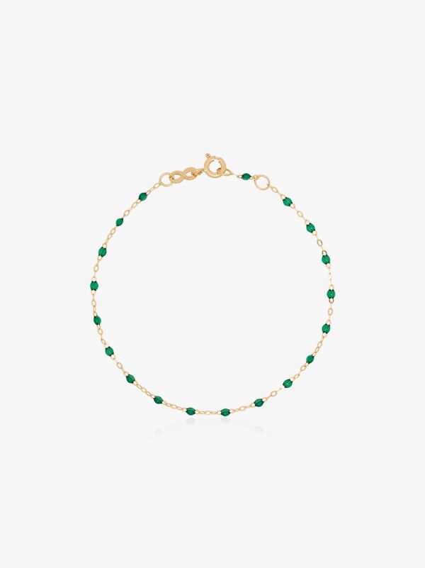 Gigi Clozeau 18K yellow gold beaded bracelet | Browns Fine Bracelets