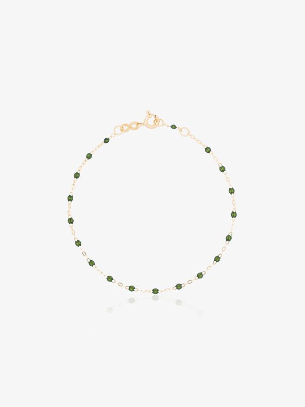 Gigi Clozeau 18K yellow gold Classic Gigi 17 CM beaded bracelet | Browns Fine Bracelets