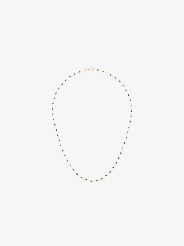 Gigi Clozeau 18K yellow gold Classic Gigi 42 CM beaded necklace | Browns Fine Necklaces