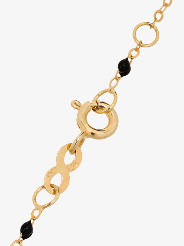 Gigi Clozeau 18K Yellow Gold Cross Beaded Bracelet | Browns Fine Bracelets