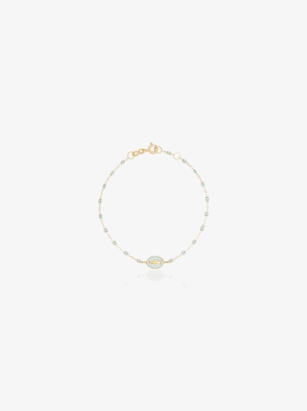 Gigi Clozeau 18K yellow gold Mini Madone bracelet | Browns Fine Bracelets