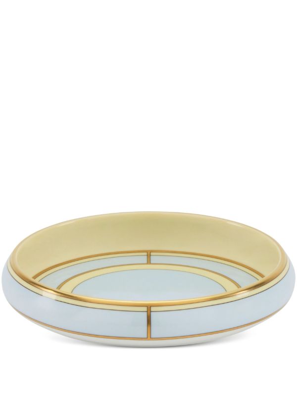 GINORI 1735 Blue Diva Porcelain Round Tray | Browns Decorative Trays & Plates